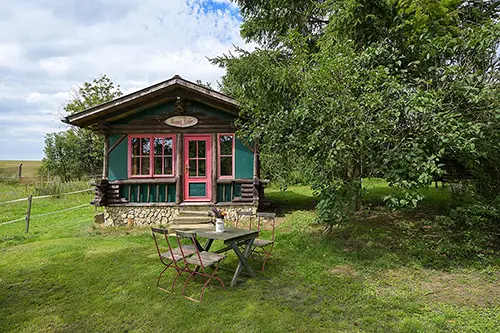 Blockhaus auf Gut Friedenthal
